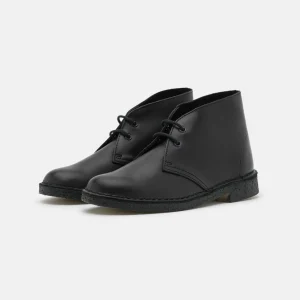 Clarks Originals Desert Boot – Boots À Talons – Black Polished luxe soldes 12