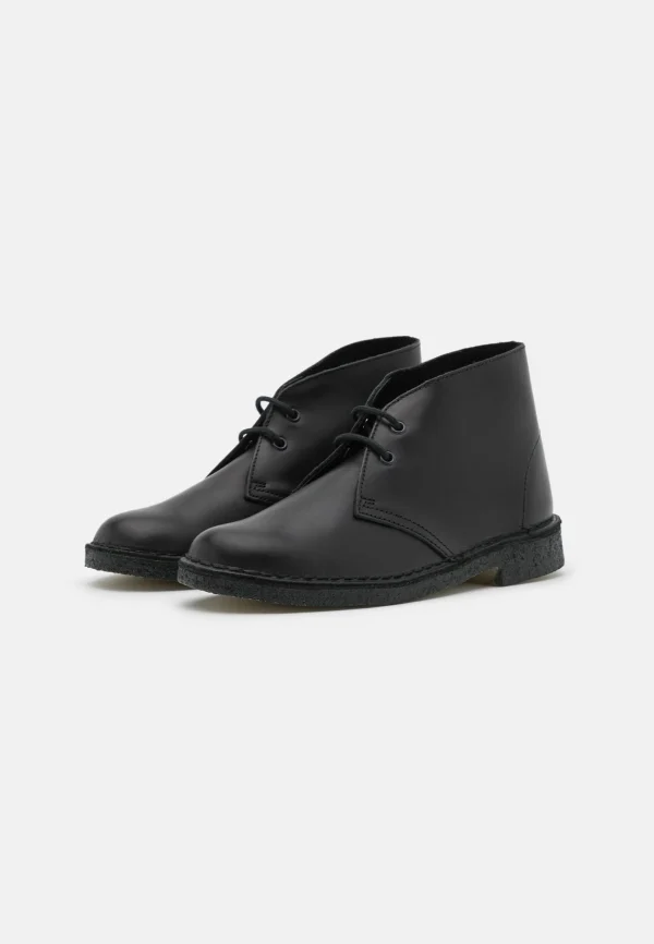 Clarks Originals Desert Boot – Boots À Talons – Black Polished luxe soldes 4