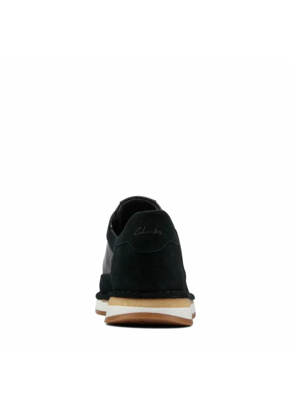 Clarks Run Lace – Baskets Basses – Black Combi Suede Authenticité garantie 4