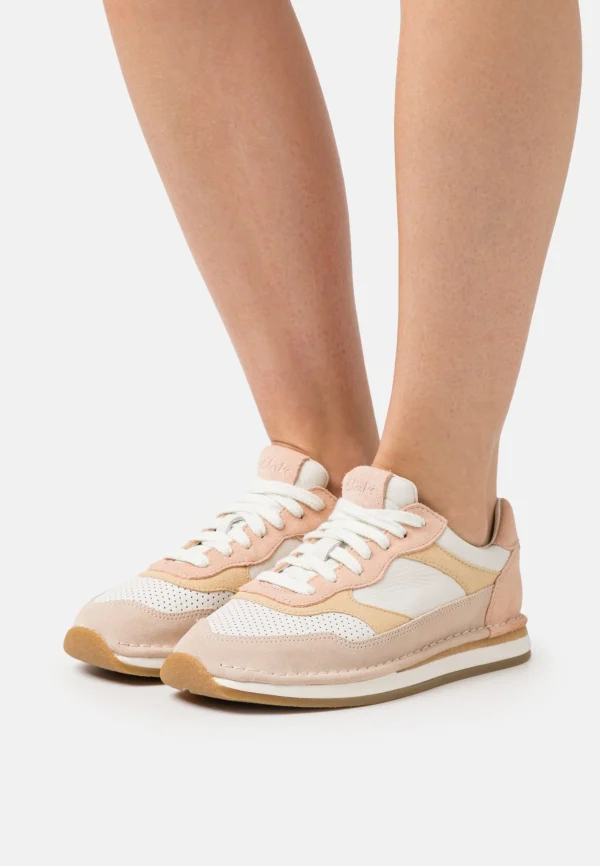 Clarks Craftrun – Baskets Basses – Beige en promotion 1