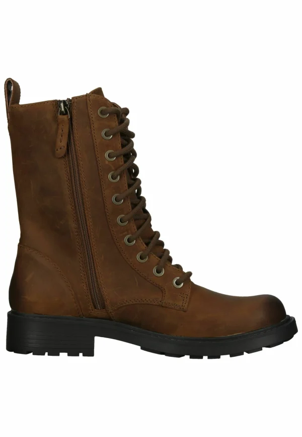 Clarks Bottines À Lacets – Brown Snuff soldes luxe 8