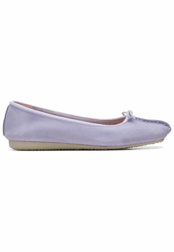 REMISE allant Clarks Ballerines – Lilac Suede 8