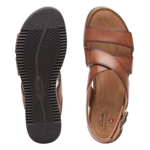 Clarks Sandales À Plateforme – Brown vente luxe pas cher 13