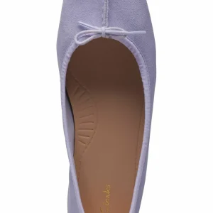 REMISE allant Clarks Ballerines – Lilac Suede 13