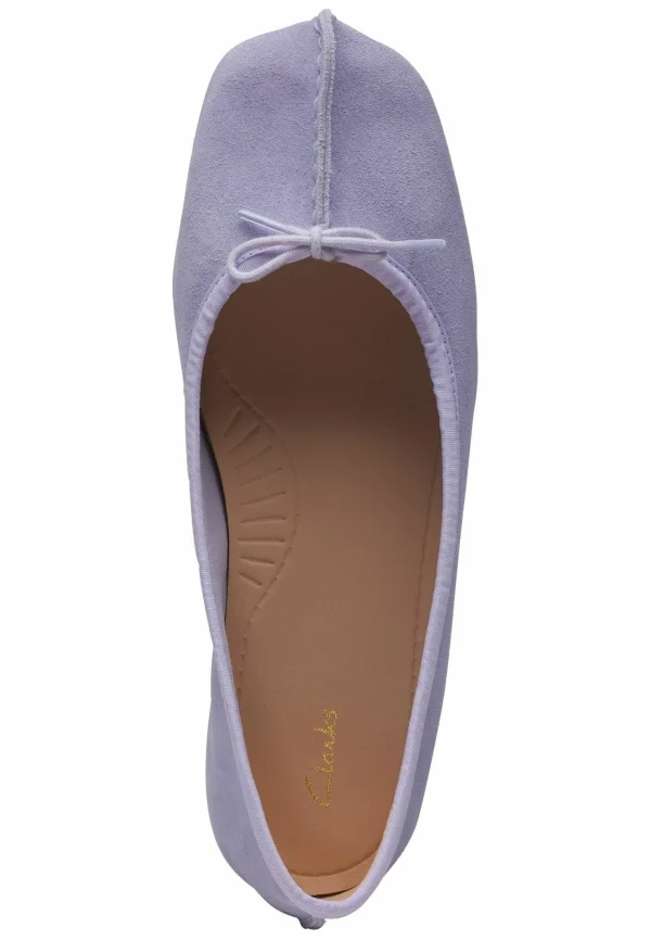 REMISE allant Clarks Ballerines – Lilac Suede 4