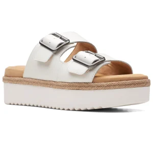 magasin en ligne france Clarks Lana Beach – Mules – White 19