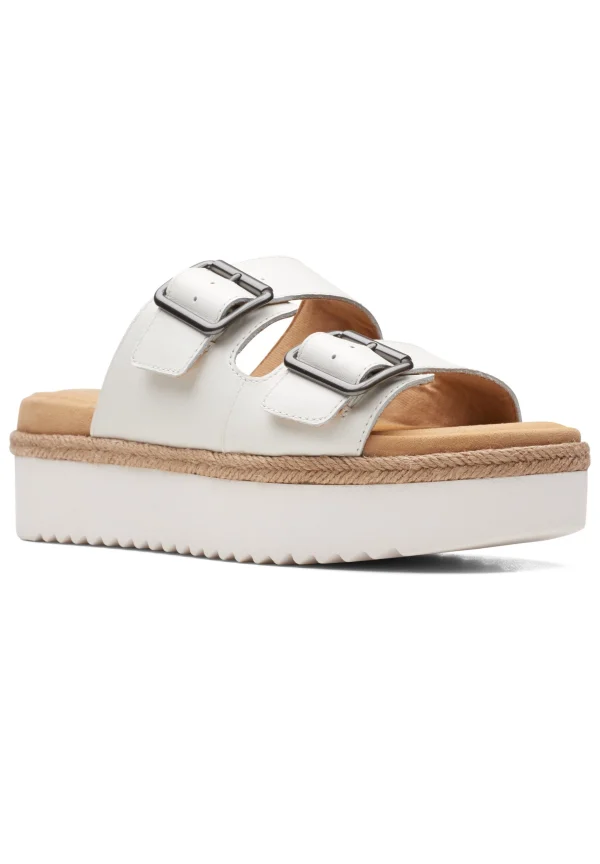 magasin en ligne france Clarks Lana Beach – Mules – White 7