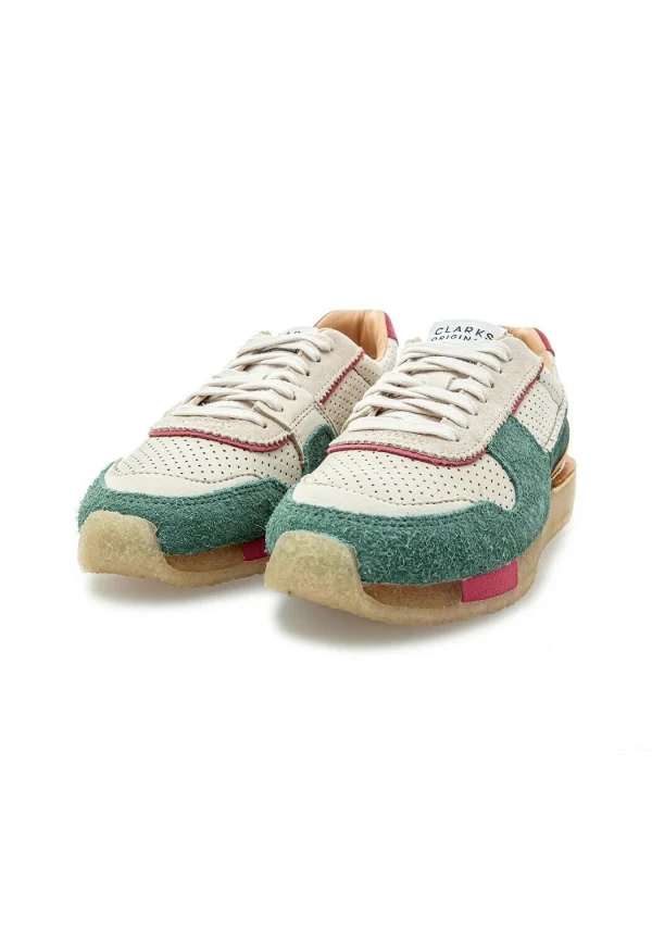 Clarks Originals Torrun – Baskets Basses – Green Combi vente en ligne 3