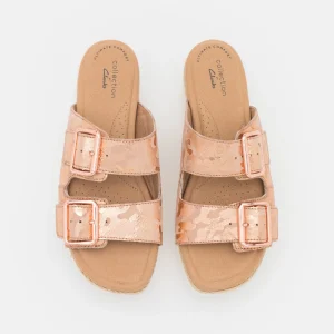 marque pas cher en ligne Clarks Lana Beach – Mules – Rose Gold 18