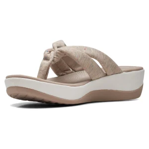 Clarks Arla Kaylie 2-D – Tongs – Beige qualité supérieure 11