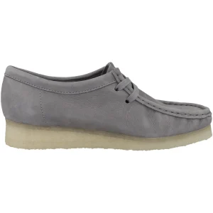 Clarks Wallabee – Chaussures À Lacets – Grey Nubuck Réductions 15