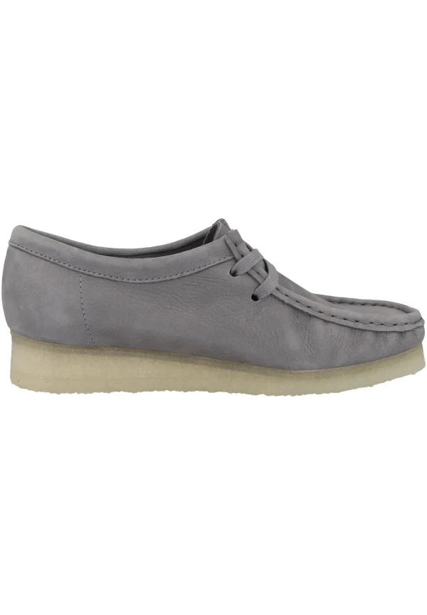 Clarks Wallabee – Chaussures À Lacets – Grey Nubuck Réductions 6