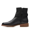 en ligne vente Clarks Cologne Strap – Boots À Talons – Black Leather 22