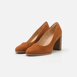 Top ventes Clarks Freva Court – Escarpins À Talons Hauts – Caramel 12