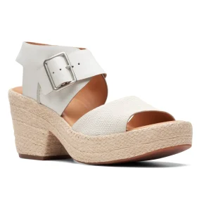 Clarks Kimmeihi Strap D – Sandales À Plateforme – Beige soldes magasin 19