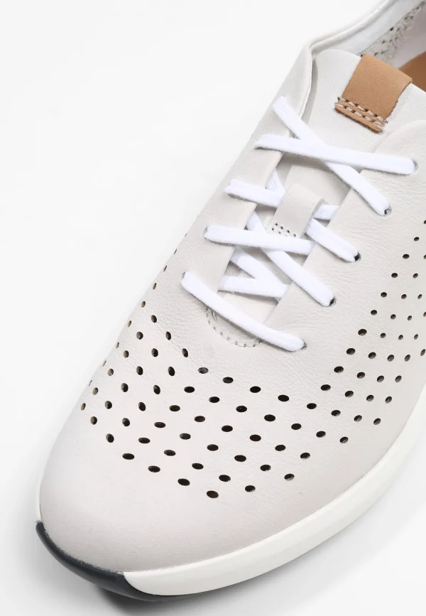 Clarks Un Rio Tie – Baskets Basses – White boutique en ligne france 8