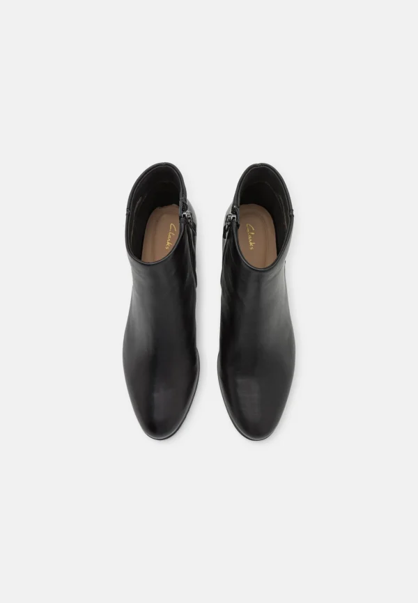 Meilleur Service Clarks Freva Zip – Boots À Talons – Black 6