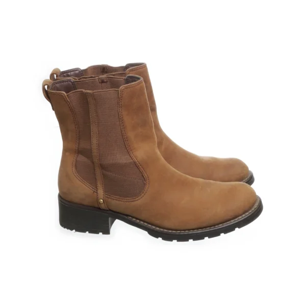 Clarks Chelsea Boots Brown SHOES-EU-40 Women pas cher en vente 1