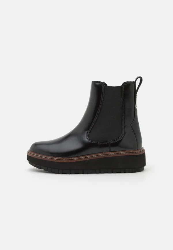 SOLDES TOUT À Clarks Oriannaw Up – Bottines À Plateau – Black 1