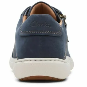 Clarks Nalle Lace – Baskets Basses – Navy Nubuck excellente qualité 11