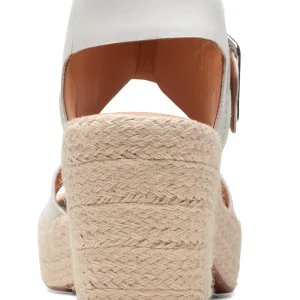 Clarks Kimmeihi Strap D – Sandales À Plateforme – Beige soldes magasin 15