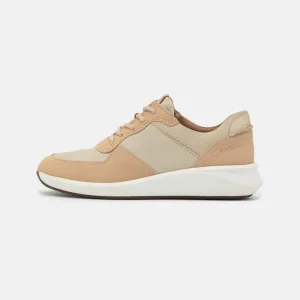 site officiel Clarks Un Rio Sprint – Baskets Basses – Beige Combiné 10