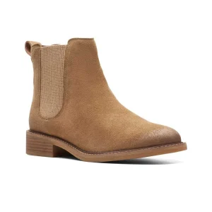 Clarks Cologne Arlo2 – Boots À Talons – Dark Sand Suede de garantie authentique 15