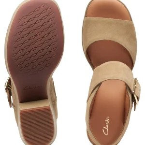 Clarks Kimmeihi Strap-D – Sandales À Plateforme – Beige Satisfait ou Remboursé 13