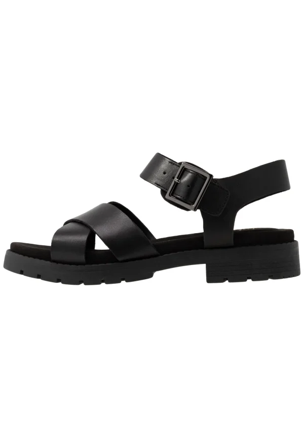 soldes pas cher Clarks Orinoco Strap – Sandales À Plateforme – Black 3