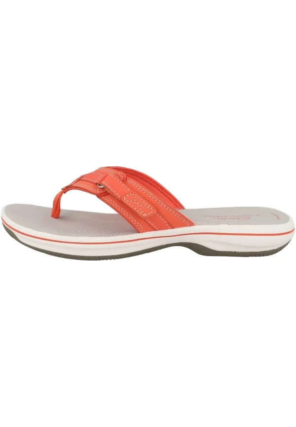 fashioniable Clarks Brinkley Sea – Tongs – Bright Coral (26158581) 1