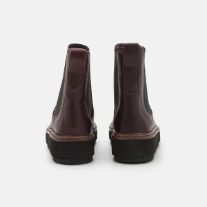 Clarks Oriannaw Up – Bottines À Plateau – Burgundy soldes officiel 11