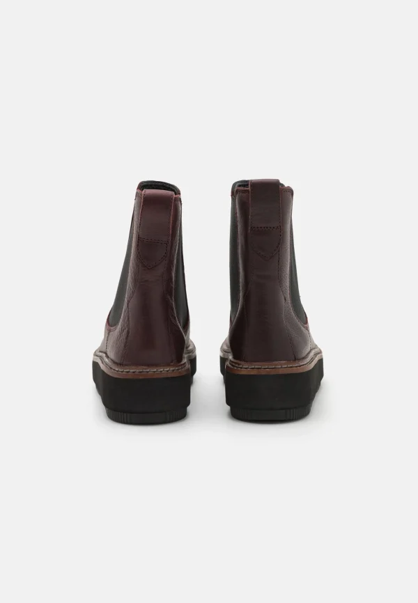 Clarks Oriannaw Up – Bottines À Plateau – Burgundy soldes officiel 4