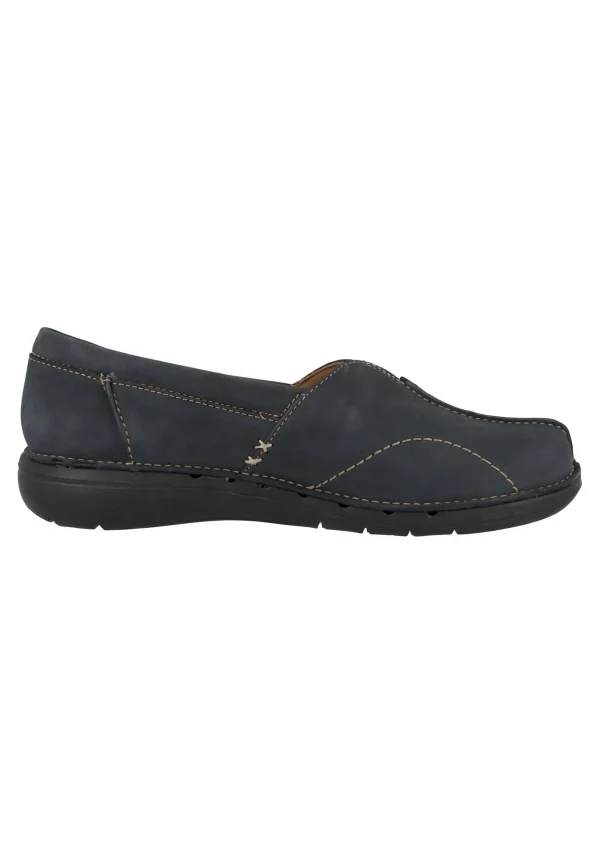 magasin en ligne france Clarks Un Loop Stride – Mocassins – Navy Nubuck 6