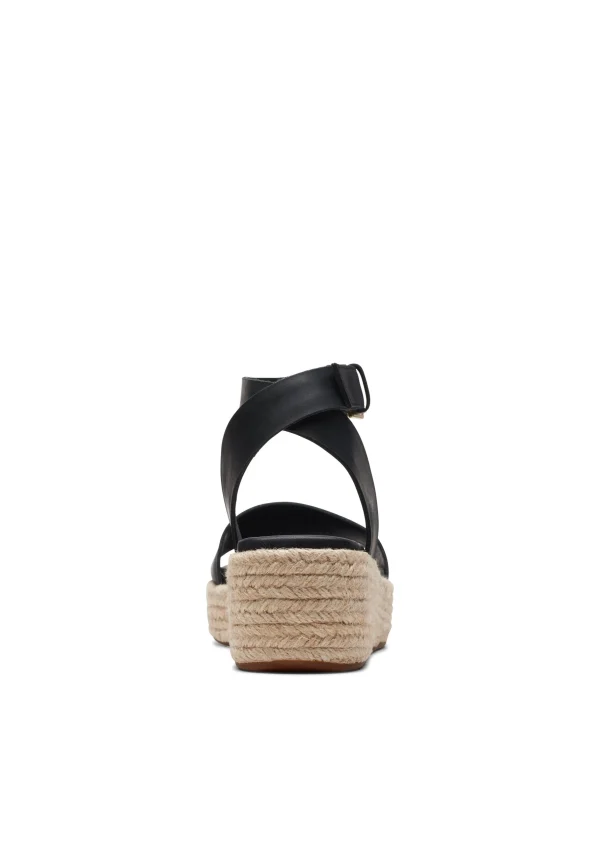 Clarks Kimmei Ivy – D – Sandales Compensées – Black meilleure qualité 4