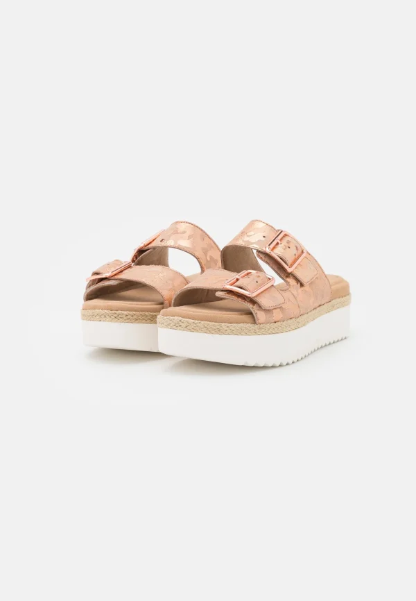 marque pas cher en ligne Clarks Lana Beach – Mules – Rose Gold 4