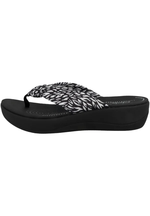 Clarks Arla Glison 2 Zehen – Tongs – Black/White design à la mode 1