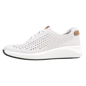 Clarks Un Rio Tie – Baskets Basses – White boutique en ligne france 11