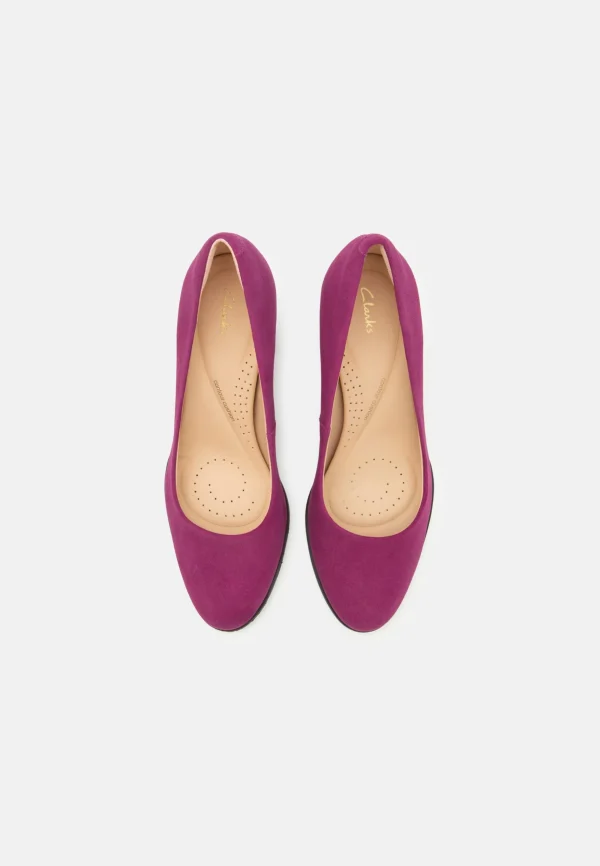 marque pas cher Clarks Freva – Escarpins À Talons Hauts – Purple 7