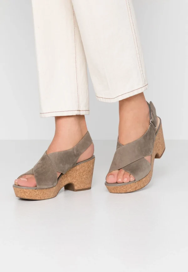 Clarks Maritsa Lara – Sandales À Plateforme – Sage en ligne vente 1