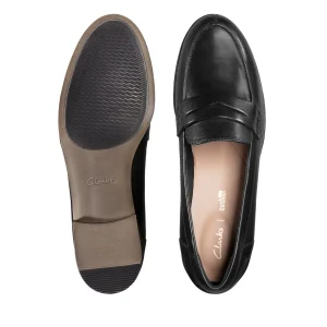 Clarks Mocassins – Black Leather Livraison gratuite 11