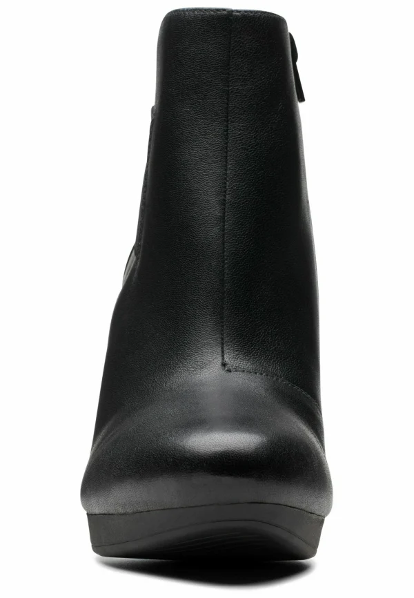 achat Clarks Bottines À Talons Hauts – Black Leather 7