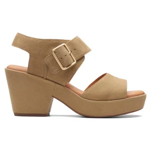 Clarks Kimmeihi Strap-D – Sandales À Plateforme – Beige Satisfait ou Remboursé 21