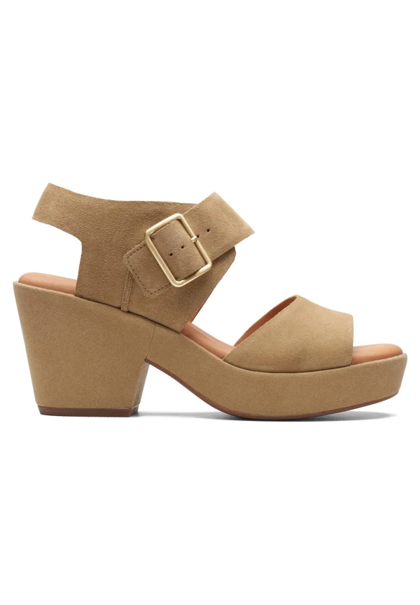 Clarks Kimmeihi Strap-D – Sandales À Plateforme – Beige Satisfait ou Remboursé 8