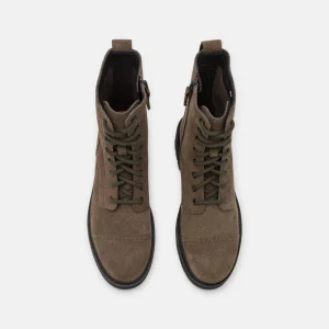 Clarks Orianna Cap – Bottines À Lacets – Dark Olive marque pas cher en ligne 18