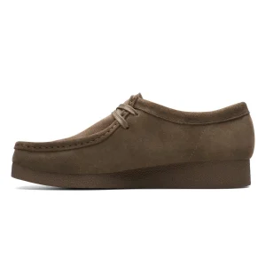 soldes en ligne Clarks Wallabeeevosh – D – Chaussures À Lacets – Olive Suede 18