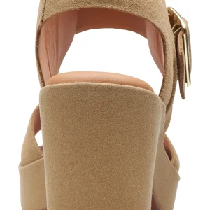 Clarks Kimmeihi Strap-D – Sandales À Plateforme – Beige Satisfait ou Remboursé 15