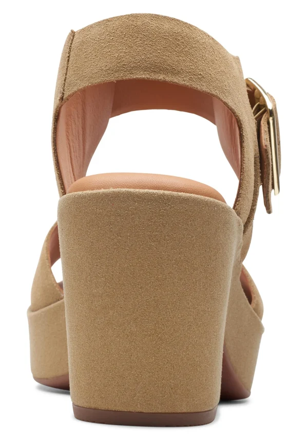 Clarks Kimmeihi Strap-D – Sandales À Plateforme – Beige Satisfait ou Remboursé 5