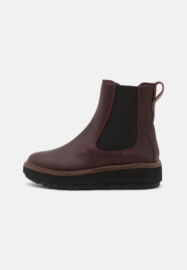 Clarks Oriannaw Up – Bottines À Plateau – Burgundy soldes officiel 1