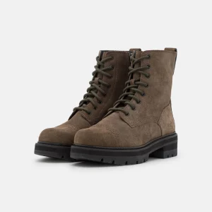 Clarks Orianna Cap – Bottines À Lacets – Dark Olive marque pas cher en ligne 12