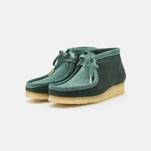 Clarks Originals Wallabee – Boots À Talons – Teal design à la mode 12